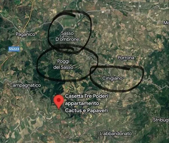 Casetta Tre Poderi Papaveri דירה *